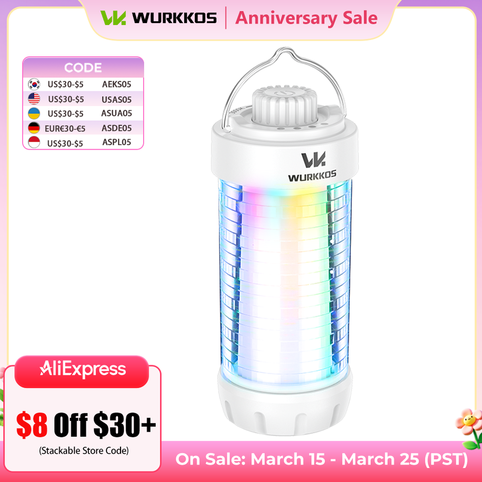  Wurkkos CL01 EDC Work Light Power Bank Small Outdoor Lamp Camping Flashlight 550LM Portable Magnetic Lamp 360° Mini Magnetic Lam 