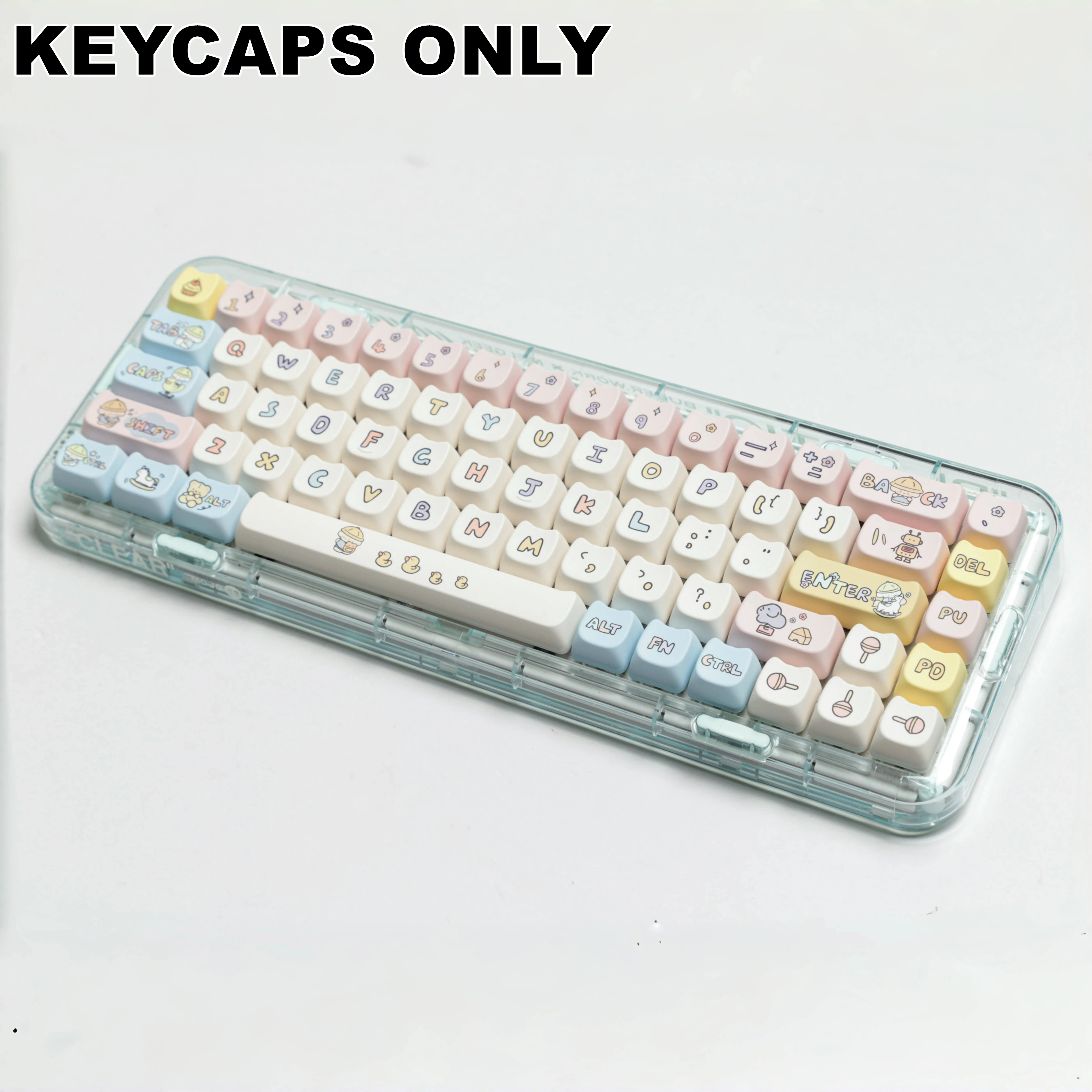 Imagem -03 - Kindergarten Cat Pbt Keycaps Grupo Kit Teclado Mecânico Mao Perfil Dye-sublimated mx Cherry Gateron Switch 138 Chaves