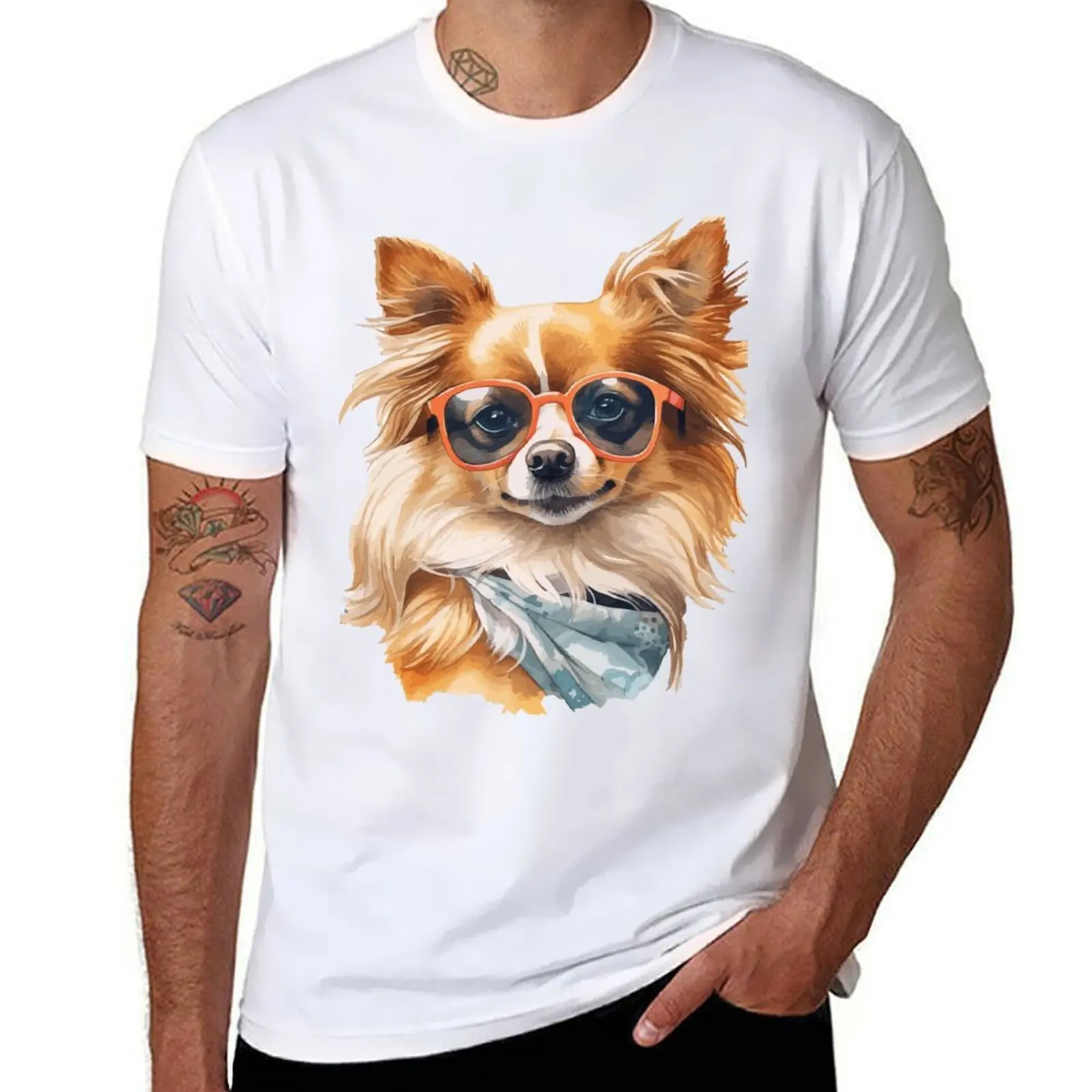 

Sunglasses - Chihuahua T-Shirt t shirts for man pack cotton men t shirt cotton 100% T-Shirt
