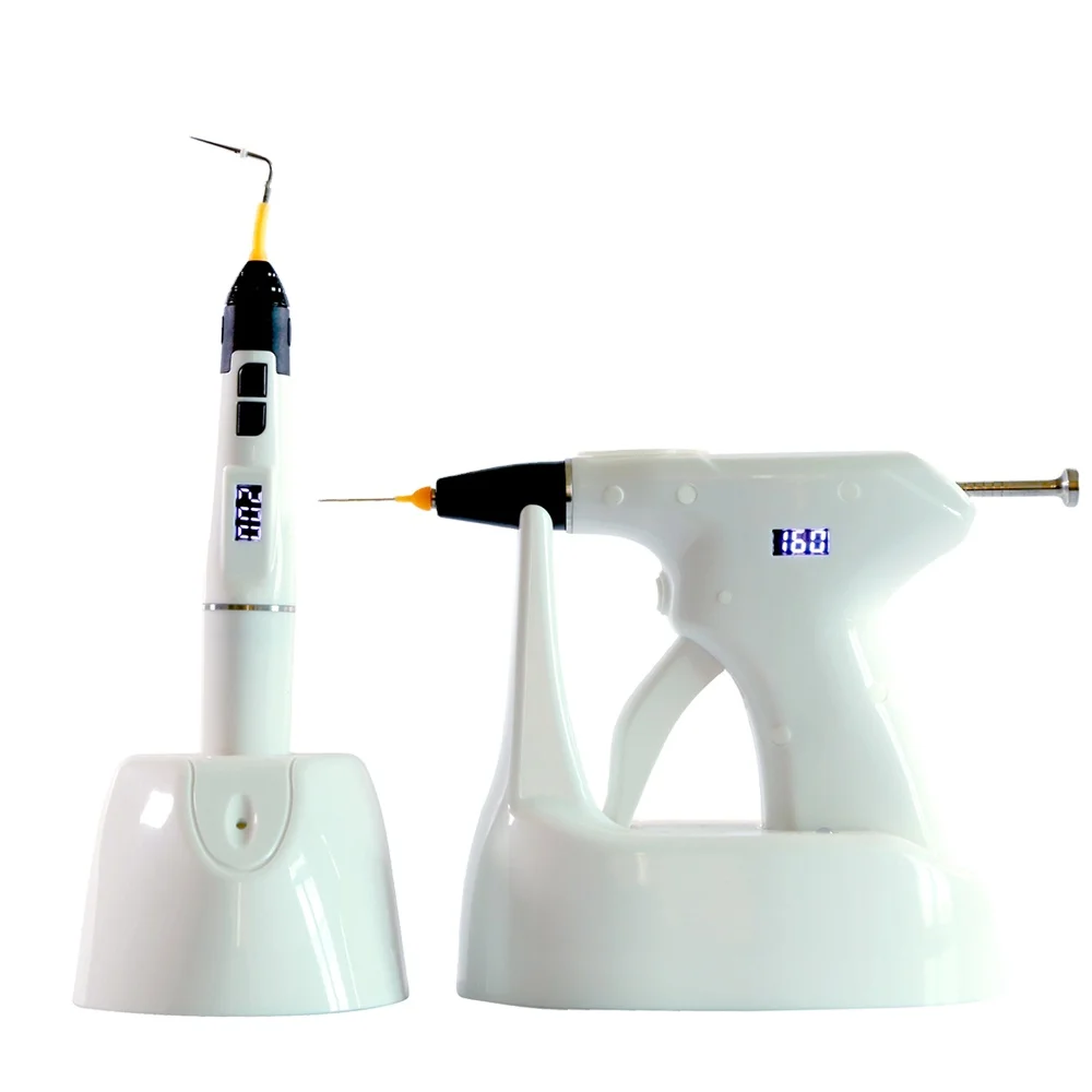 

NEW 1set de ntal Dentist Obturation Endo System/warm Gutta-percha Obturation g un&pen with Six Needles