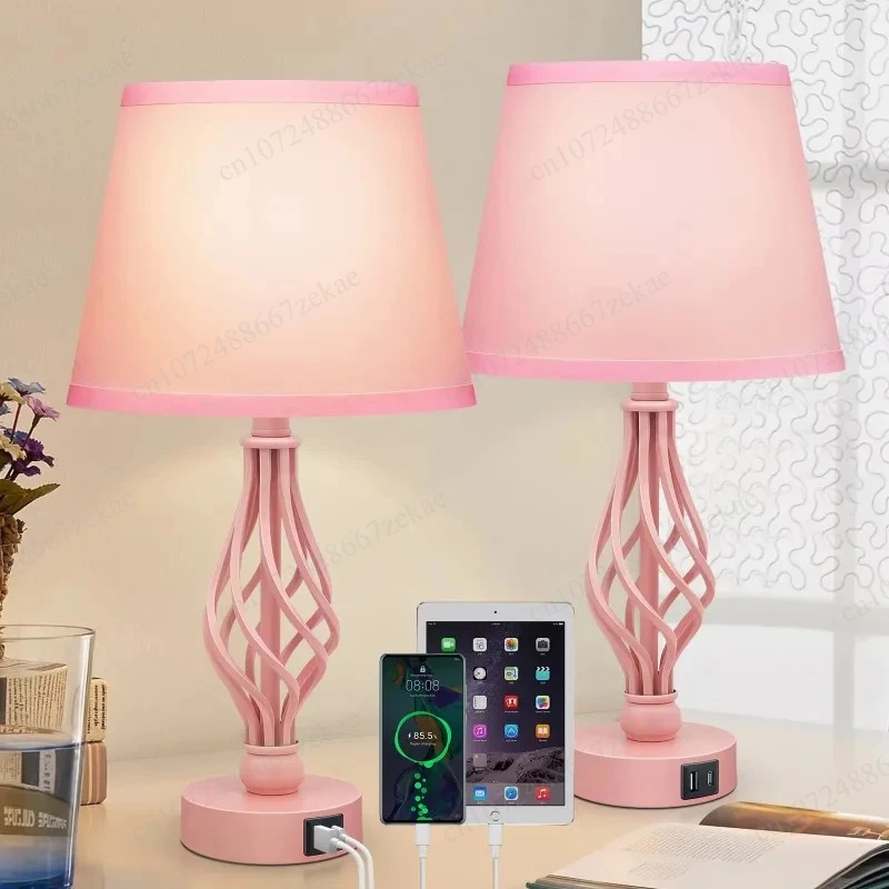 Touch Control Dimmable Table Lamp With Type-C Charging Port