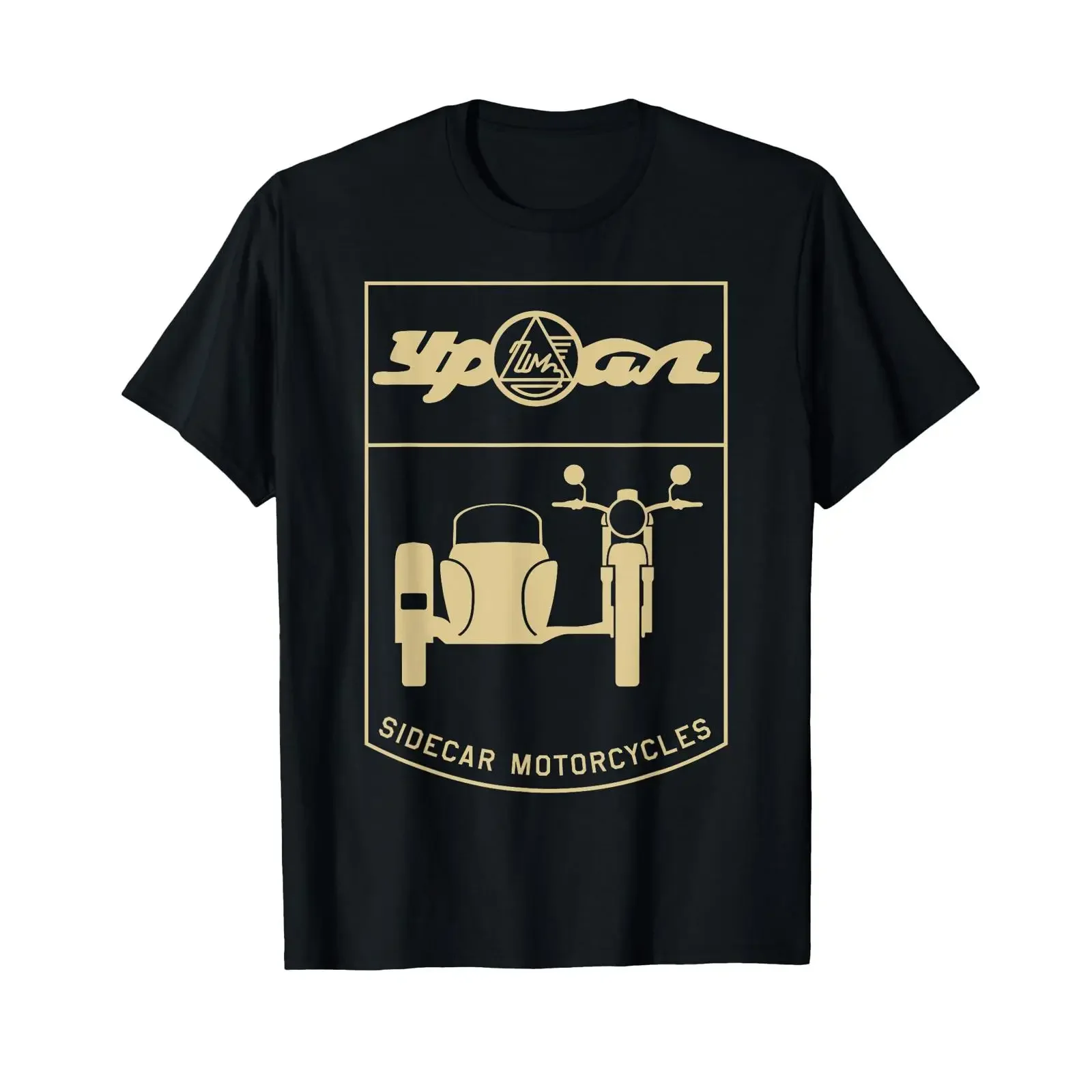 Ural Motorcycle Span Offroad Biker Kyrillic T Shirt vintage Washed Slightly fashion Stretched Stylish Casual streetwear