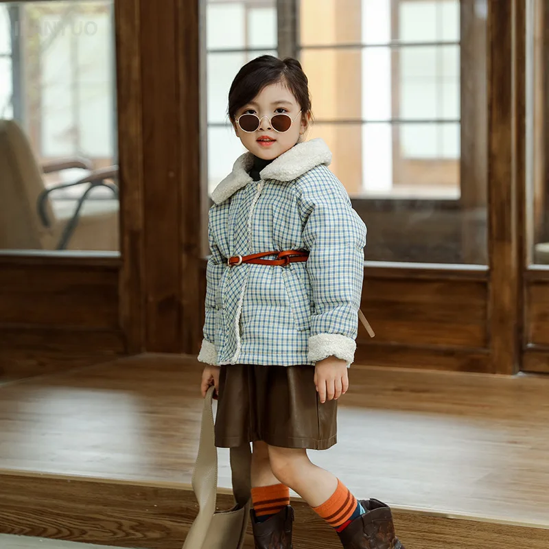 3-8Y الأطفال حقيقية أسفل السترات 2025 الخريف والشتاء جديد بنين بنات سميكة أسفل معطف الأطفال الملابس في الهواء الطلق #3