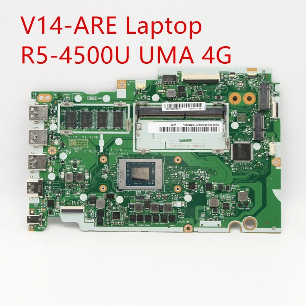 

Материнская плата для ноутбука Lenovo ThinkPad V14-ARE, материнская плата R5-4500U UMA 4G 5B20S44433