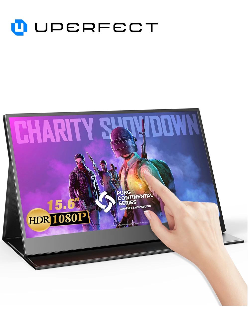 UPERFECT 1080P Portable Gaming Monitor 15.6-inch Touchscreen For Xbox One X Xbox One S PlayStation 4 Pro PlayStation 4/5 Switch