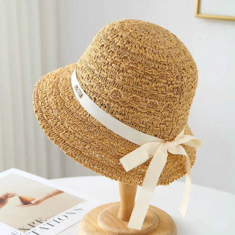 chapeu-de-malha-feminino-com-fita-e-detalhe-metalico-estilo-pescador-a-prova-de-vento-para-primavera-verao-e-outono-protecao-solar-versatil