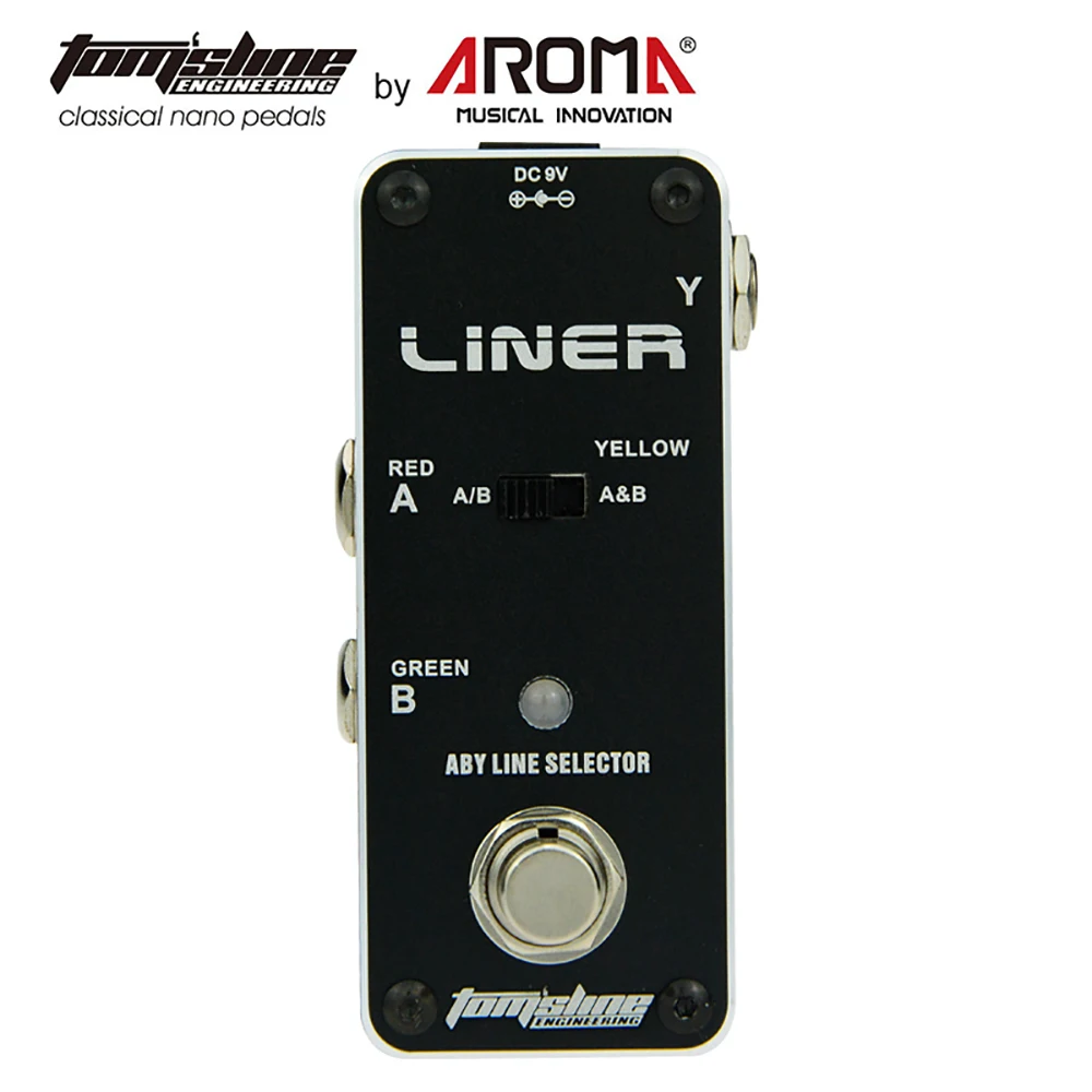 Aroma ALR-3 Liner Effects Pedal Aby Line Selector Mini Electric Guitar Effect Pedal Ture Bypass Guitarra Parts & Accessories