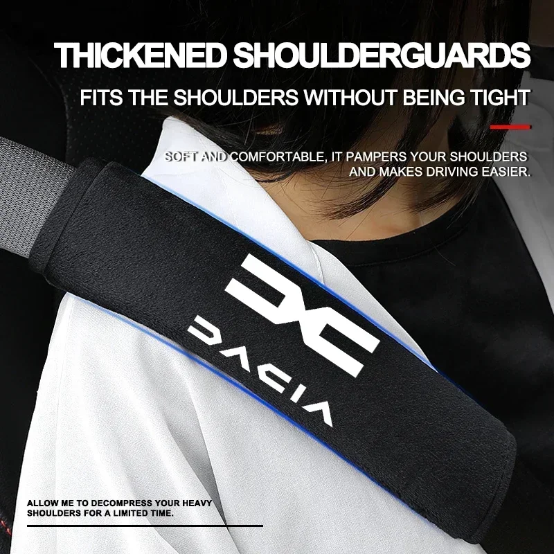 

Car Seat Belt Cover Styling Cotton Safety Shoulder Protector For Dacia Duster Logan MCV Sandero Stepway Dokker Lodgy Manifesto