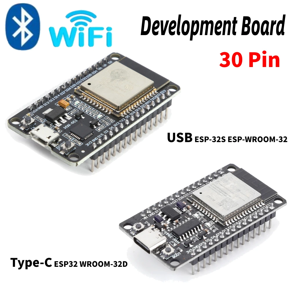 ESP32 Development Board WiFi+BT Ultra-Low Power Consumption Dual Core ESP-32S ESP32-WROOM-32D IOT Development Board Smart Home