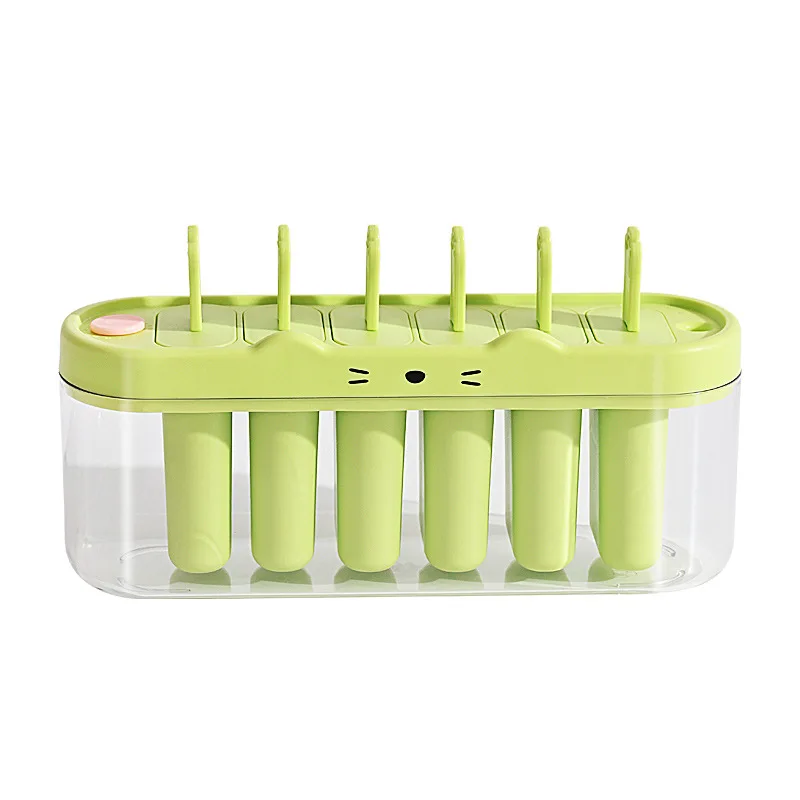 [Original] Meow Meow Ice Cream Mould Boxed Household Popsicle Popsicle Ice Cream Ice Cream Frozen Ice Cube Ice Cream Mould