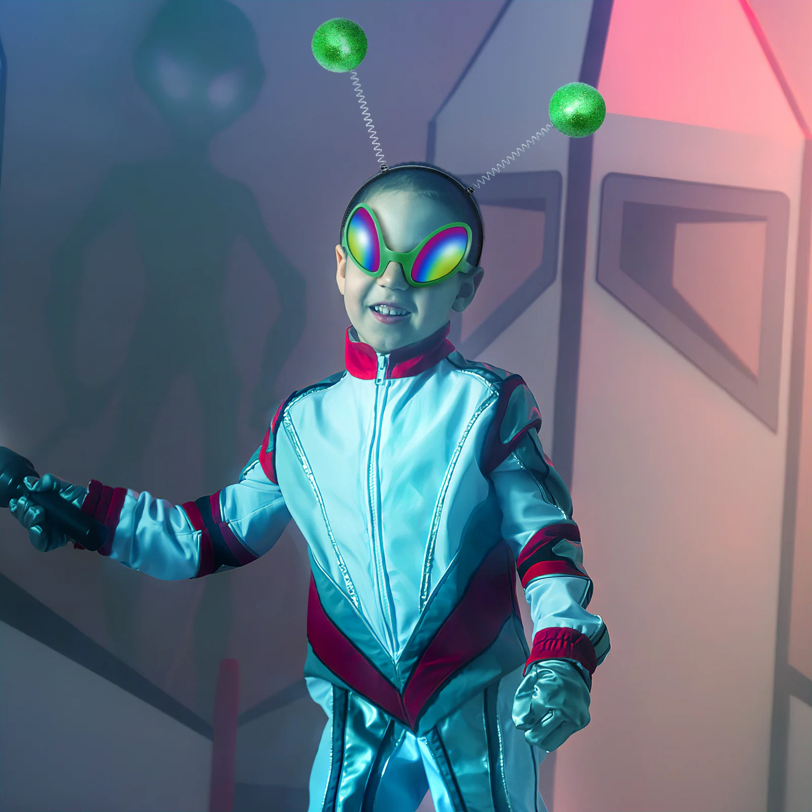 النظارات الشمسية الصحن رجل غطاء الرأس الاطفال العصابات تأثيري حلي اكسسوارات الحفلات حفلة موسيقية عيد ميلاد ديكور يناسب الكبار الأطفال