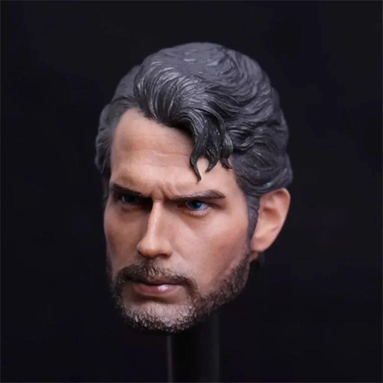 

Henry Cavill 1/6 Head Sculpture Carving With beared Version Actor Soldier For 12inch TBleague Phicen Action Figure Model Toy