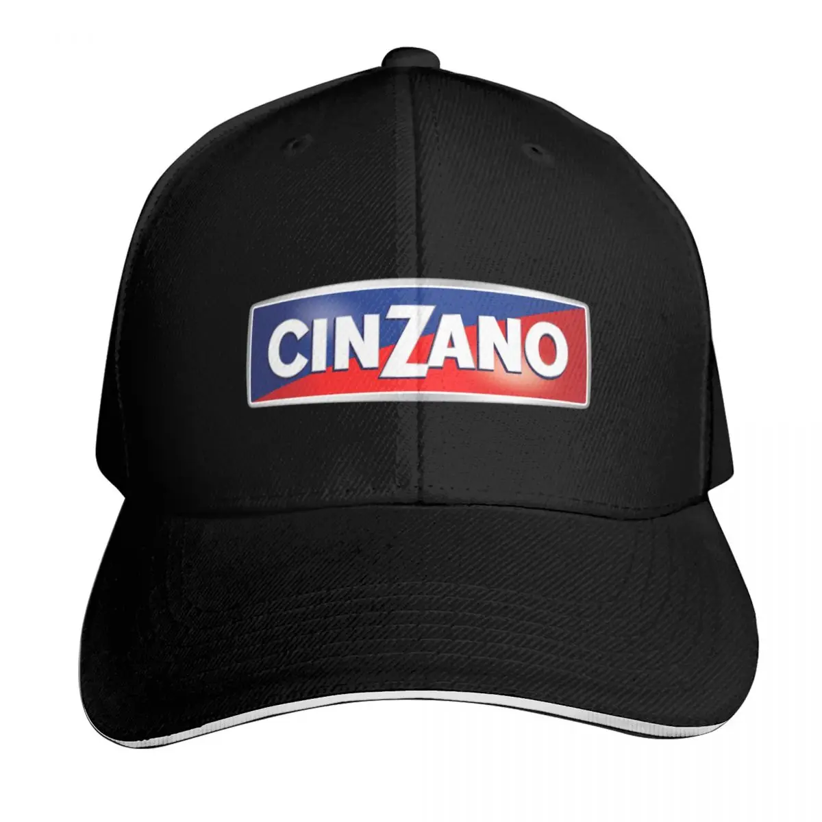 Cinzano Logo Monogram Baseball Cap Lightweight Packable Gift for Him Her Casual Daily Wear