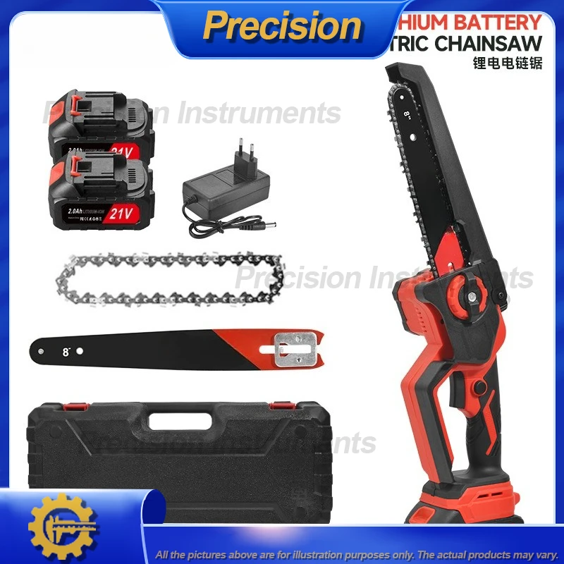 

2026 Мини-аккумуляторная бесщеточная бензопила 6 дюймов 8-дюймовая литиевая обрезная пила ручная электрическая цепная пила для улицы