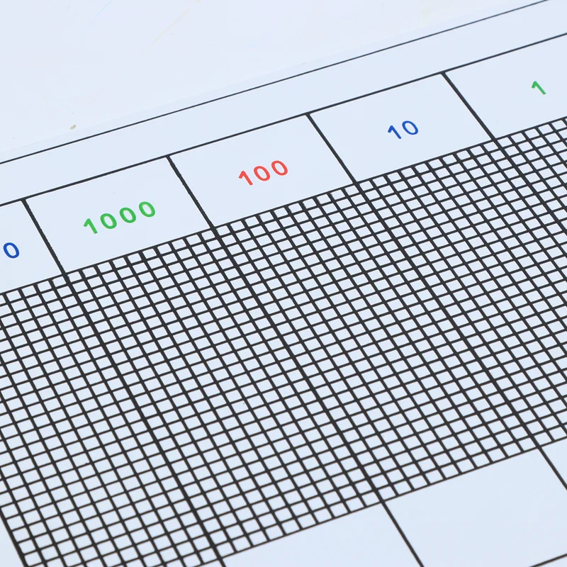 Juguetes de matemáticas Montessori, juego de puntos para niños, sistema decimal, herramientas de aprendizaje, equipo educativo de matemáticas, material didáctico