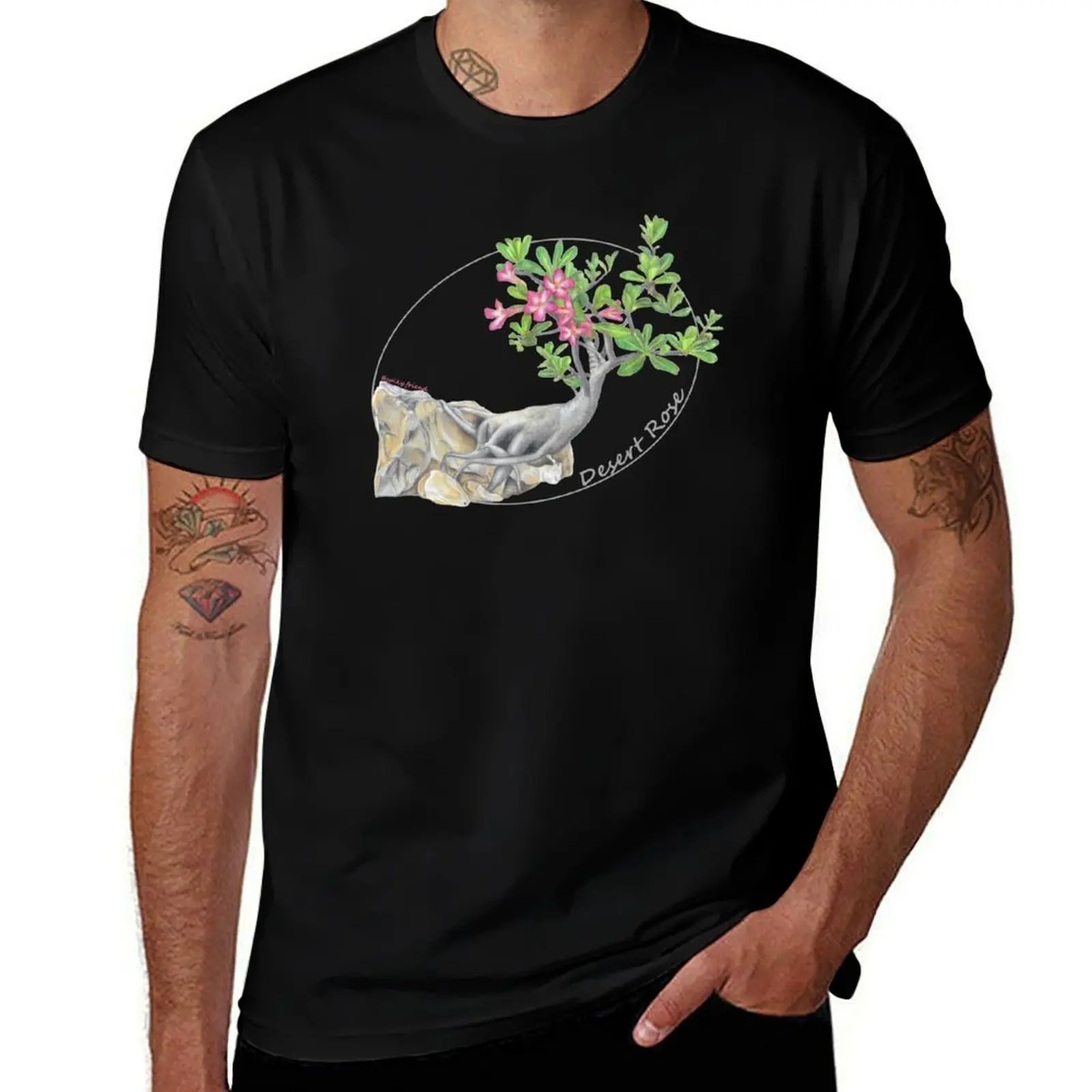 

Desert Rose Style T-Shirt t shirts for man pack cotton t shirts for man cotton funny mens graphic t shirts T-shirt
