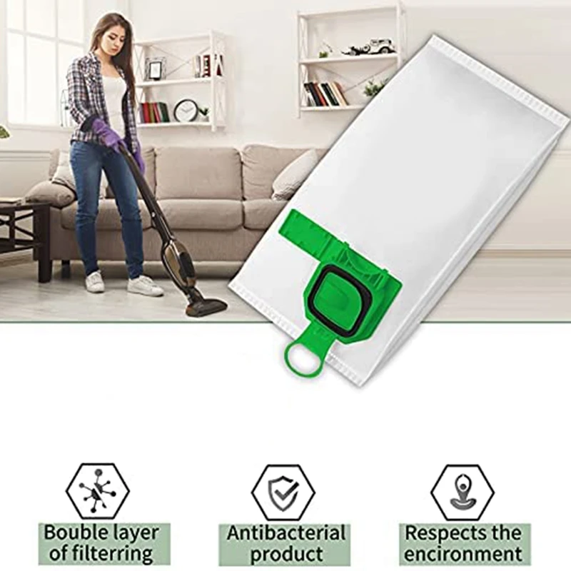 ชุดอะไหล่ถุงหูรูดสำหรับ VK140 Vorwerk VK150 FP 140/150ตัวกรองทำความสะอาดเครื่องดูดฝุ่นอุปกรณ์อะไหล่ถุงหูรูด