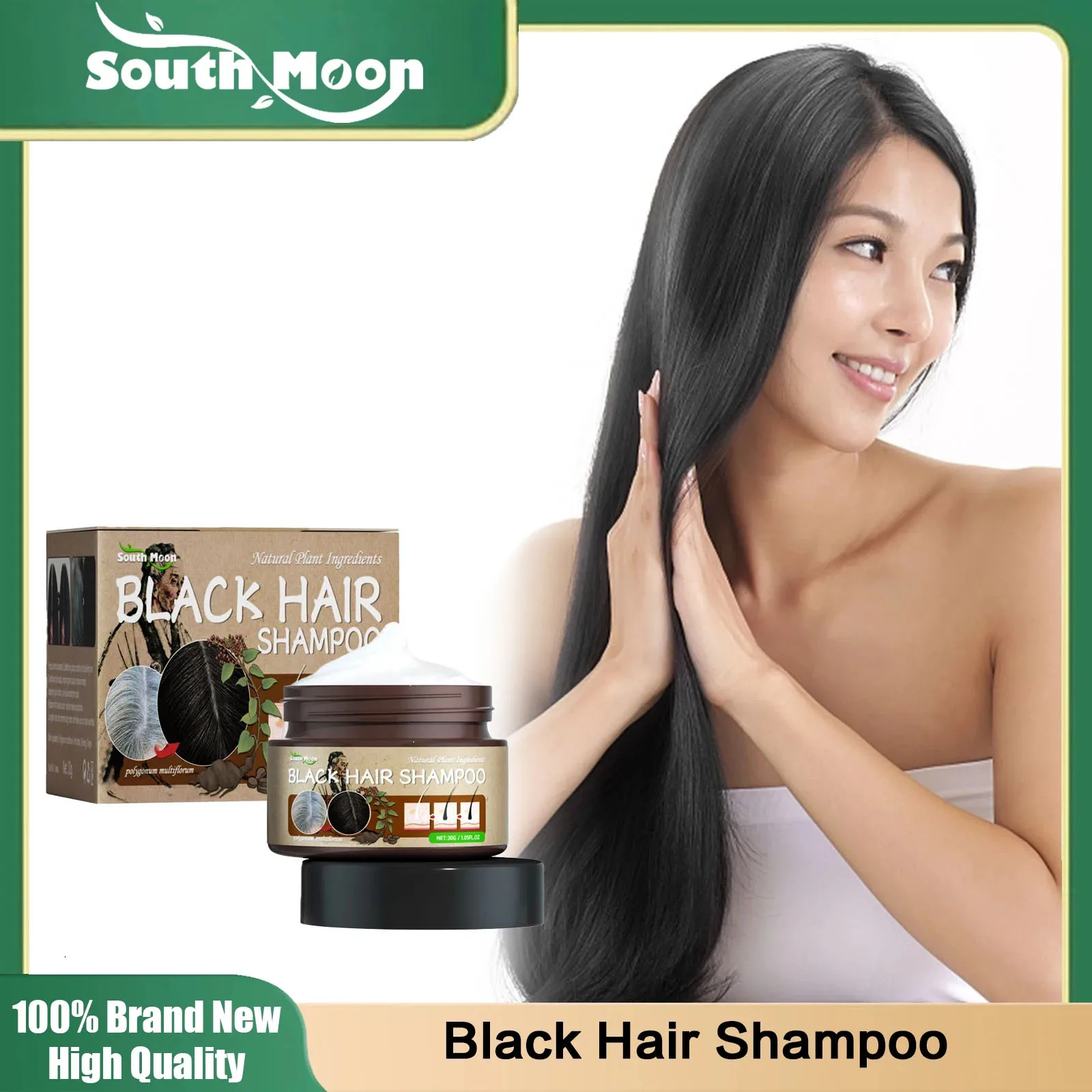 

Шампунь для восстановления и окрашивания седых волос, для мужчин и женщин