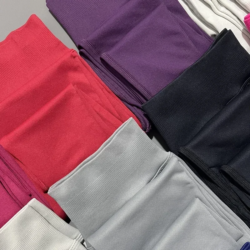 DF Impact Leggings with Logo Women Seamless Yoga Pant High Quality Leggings Low Ribbed Fitness Pants High Stretch Fitness Tights