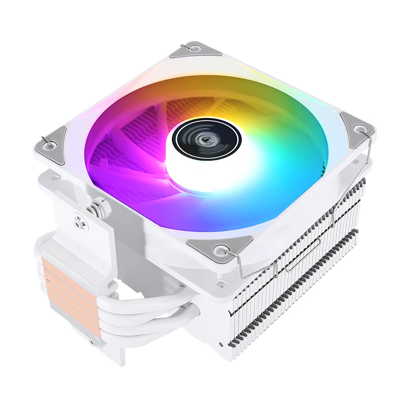 XUANFENG Computer Cooler CPU Fan ARGB Black/White 4 Heat Pipe Air-cooled Compatible LGA18xx 1200 115x 2011 AM4 AM5 2066 x79 x99 - Image 3