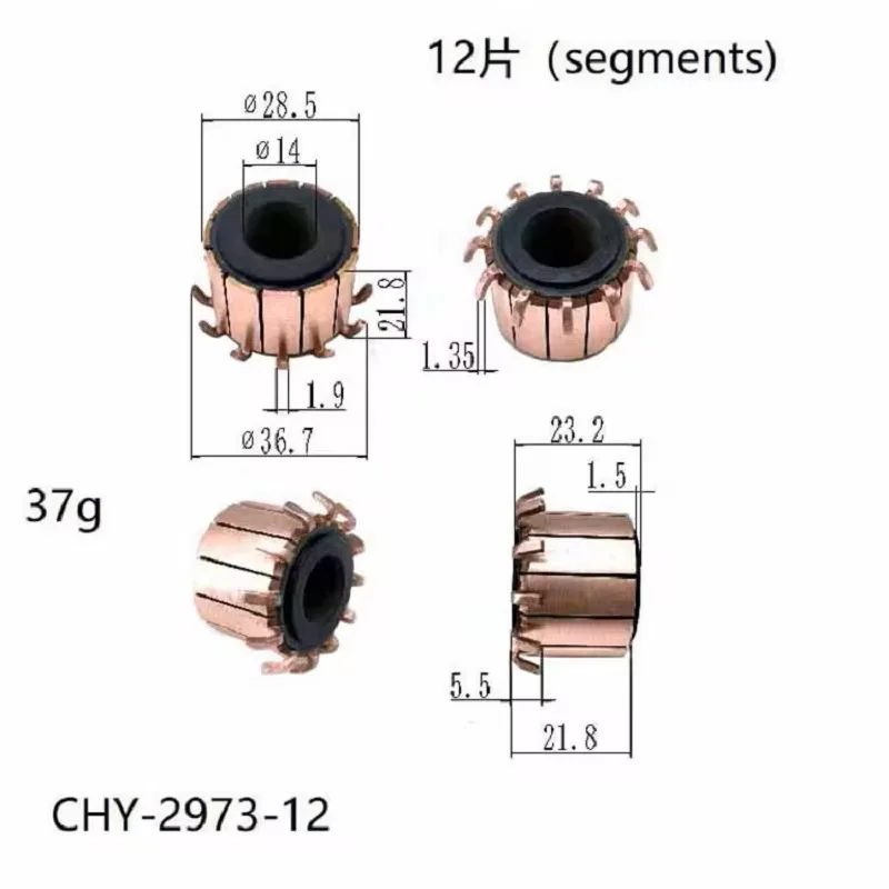 28.5*14*21.8*12p Rectifier Reverser Copper Head Chy-2973-12