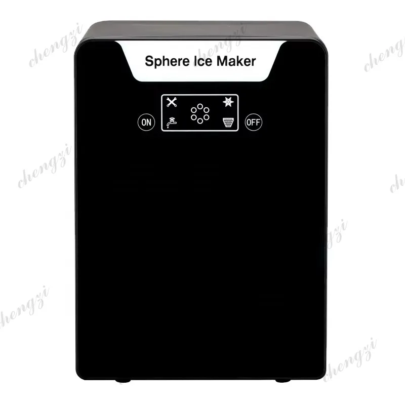 Counter Top Home Sphere Ice Machine Crystal Ice Ball 4Pcs Per Cycle 160Pcs and 10Kgs Per Day for Cocktails Drinks Whiskey