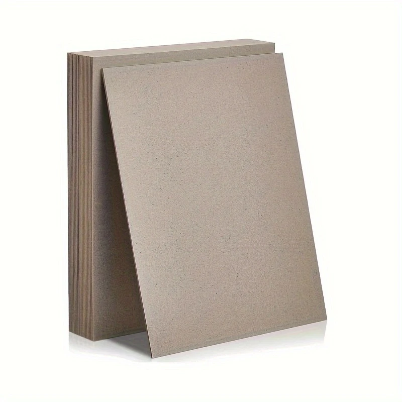 5Pcs 1mm Book Board Binders Board Chipboard Designer Bookboard White Kraft Gray Heavy Duty Chipboard Sheet Bookbinding Cardstock