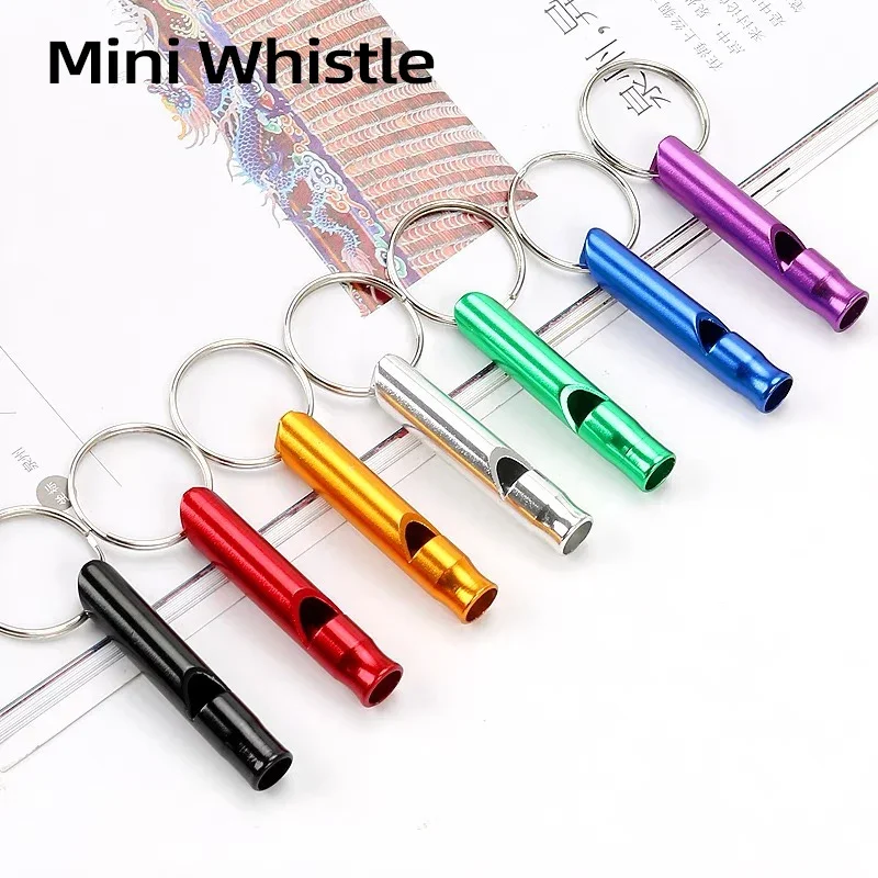 4Pcs Outdoor Multifunctional Whistle Portable Mini Whistle Lifesaving Training Travel Whistle Explore Hunting Emergency Tools