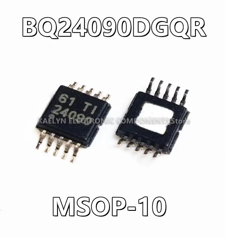 20Pcs/lot BQ24090DGQR BQ24090 Charger IC Lithium Ion/Polymer 10-HVSSOP