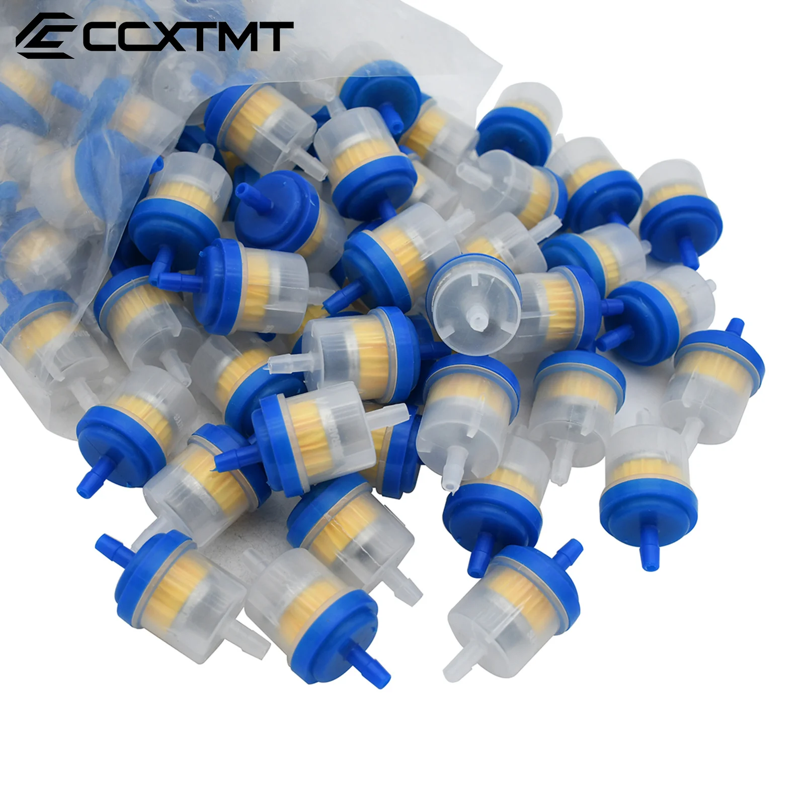 100 Pcs Motorcycle ATV Scooter Dirt Bike Oil Filter Inline Gas Fuel Filter Filters Tool For Kawasaki KTM Honda Yamaha