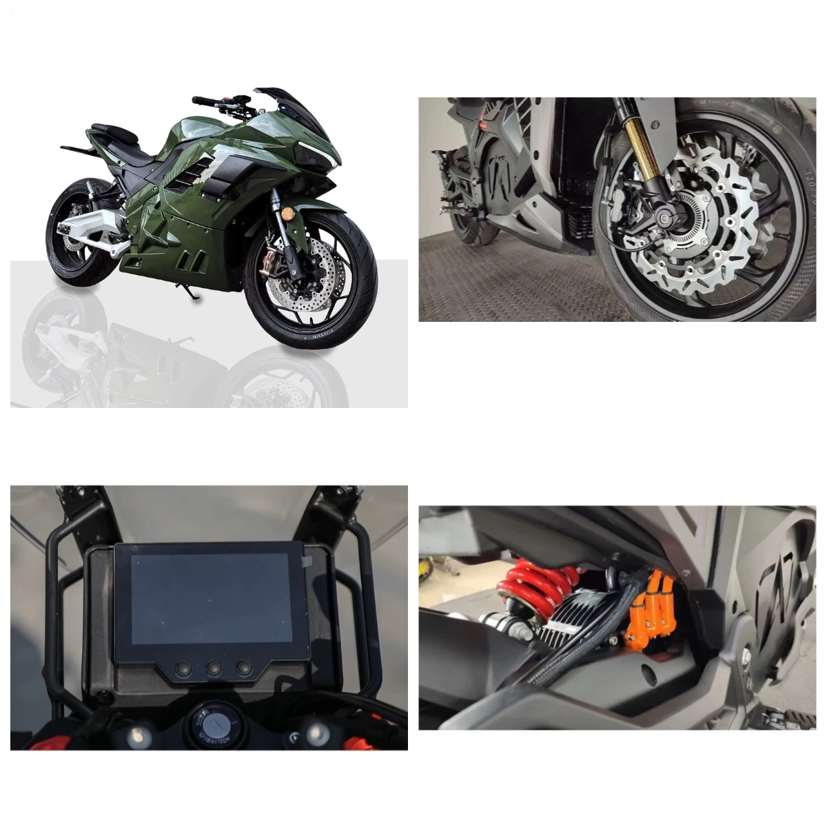 

Luyuan Motorcycle 92V 20000W Adult Racing Electric Motorcycle