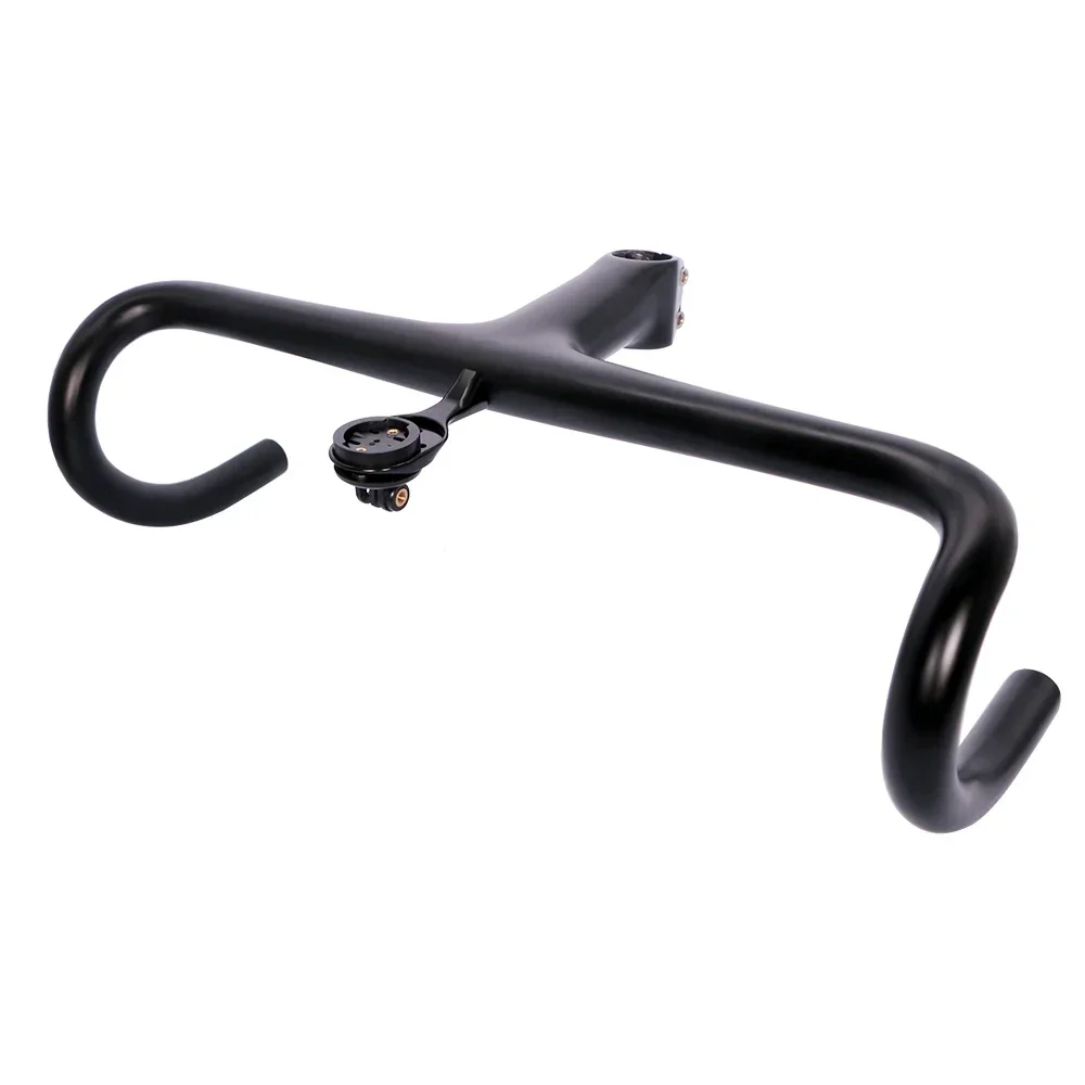 265g only Ultra Light carbon fiber road bike Alpinist integrated Handlebar True T1000 carbon made with computer mounts