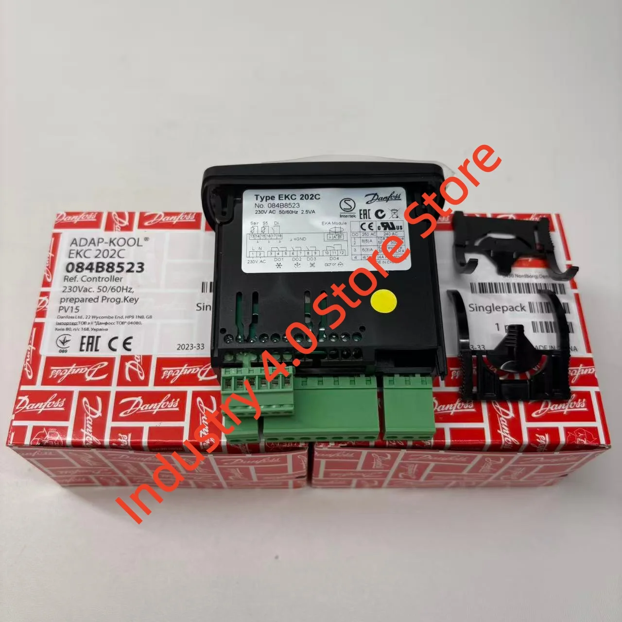 مفتاح درجة الحرارة 084B8523 EKC202C العلامة التجارية الجديدة