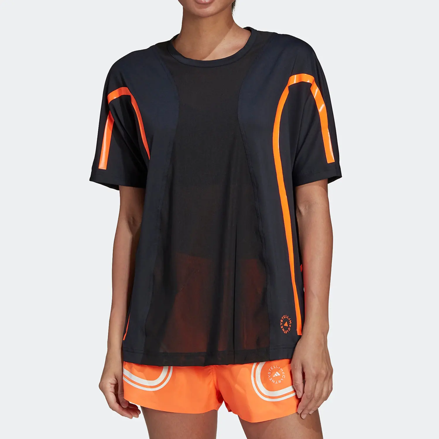 

Adidas подлинная сезонная новая женская спортивная футболка SMC с круглым вырезом HD9113