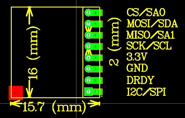 RM3100 High Precision 3-axis Magnetic Field Meter 13104 13156 13101 Magnetic Field of an Electronic Compass Spi/i2c