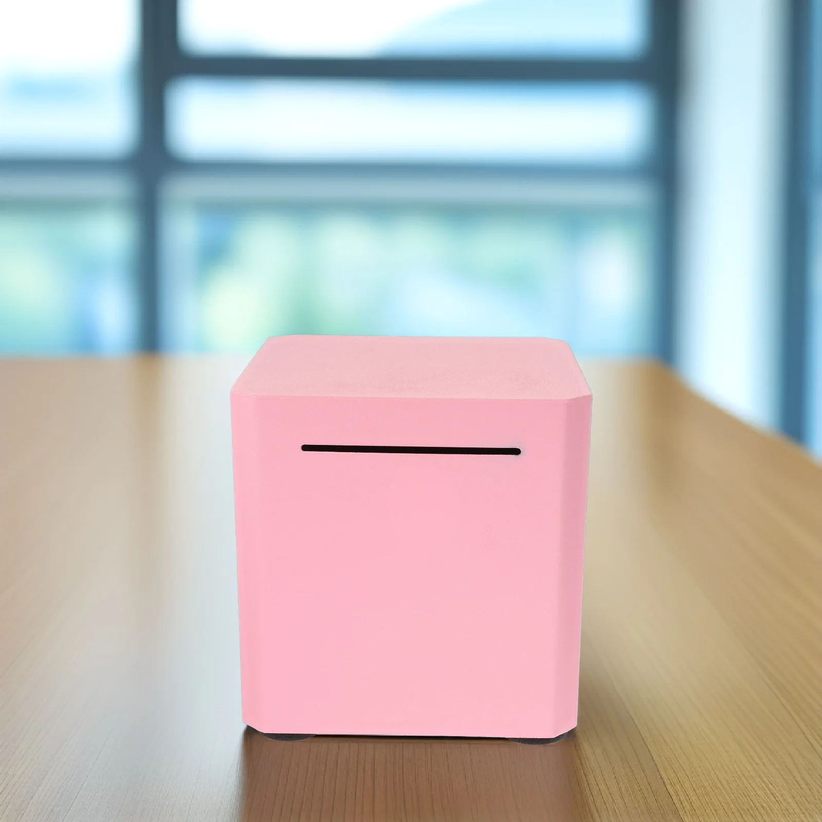 

Stainless Steel Piggy Bank Money Box for Adults Children Coin Saver Square Design Portable Storage Solution