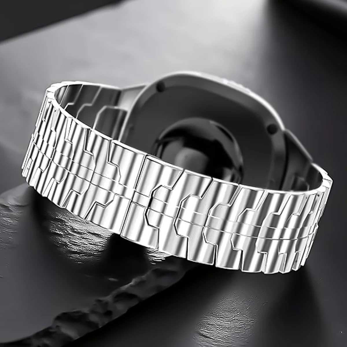 Cinturino in titanio per Samsung Galaxy 8 40mm 44mm Classic 46mm Bracciale senza spazi vuoti Acciaio inossidabile Metallo per Galaxy Watch 8 Accessori