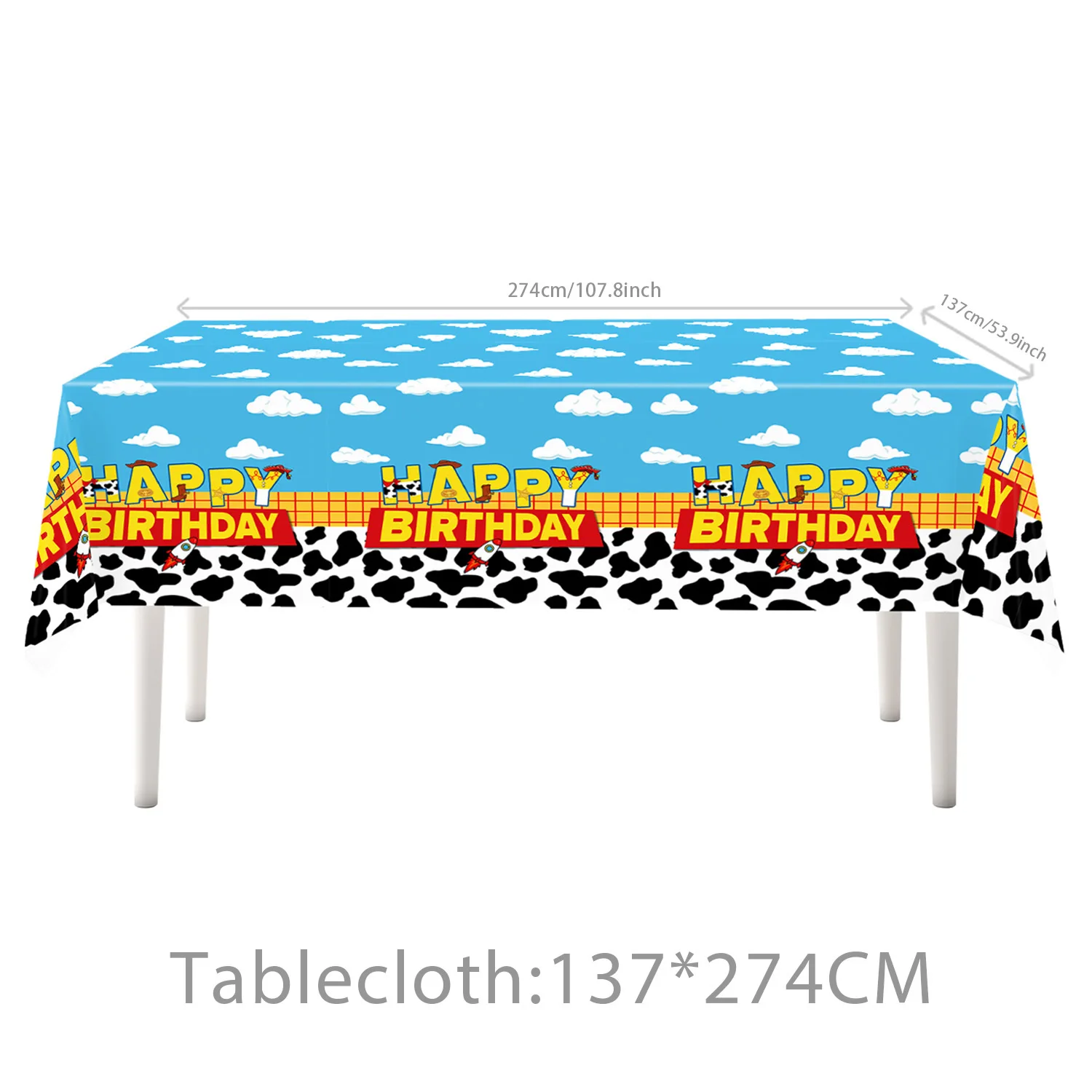Toy Inspire Game Story Birthday Party Decoration Tablecloth Plate Cup Gift Bag Napkin Baby Shower Toys' Adventure Party Favors