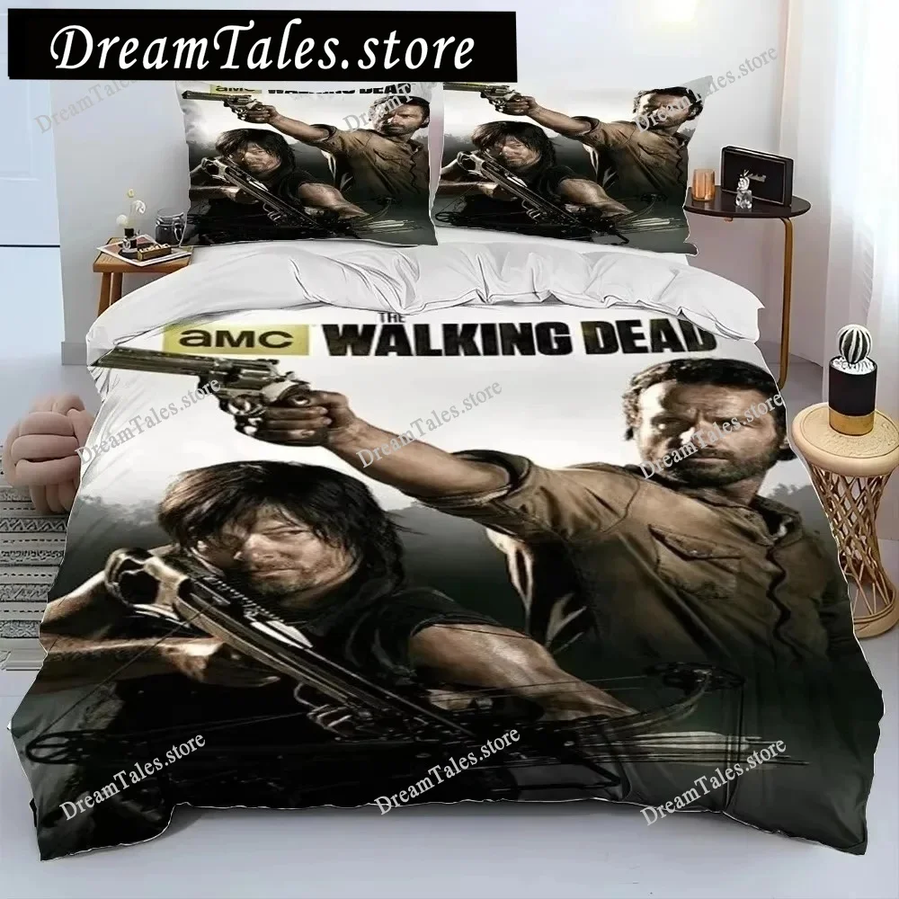 horror-tv-the-walking-dead-lincoln-ensemble-de-literie-housse-de-couette-ensemble-de-lit-housse-de-couette-taie-d'oreiller-ensemble-de-literie-king-queen-size