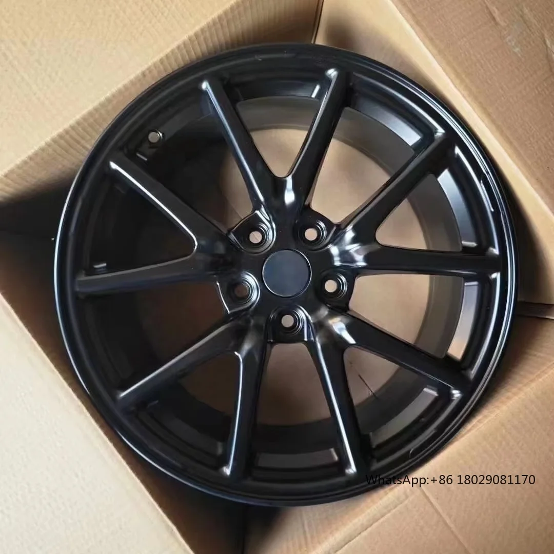 YQ 18 inch passenger car wheels for Tesla 3 18*8.5j offset 40 pcd 5x114.3 Dark Gunmetal&Satin Black Alloy Wheels Rims