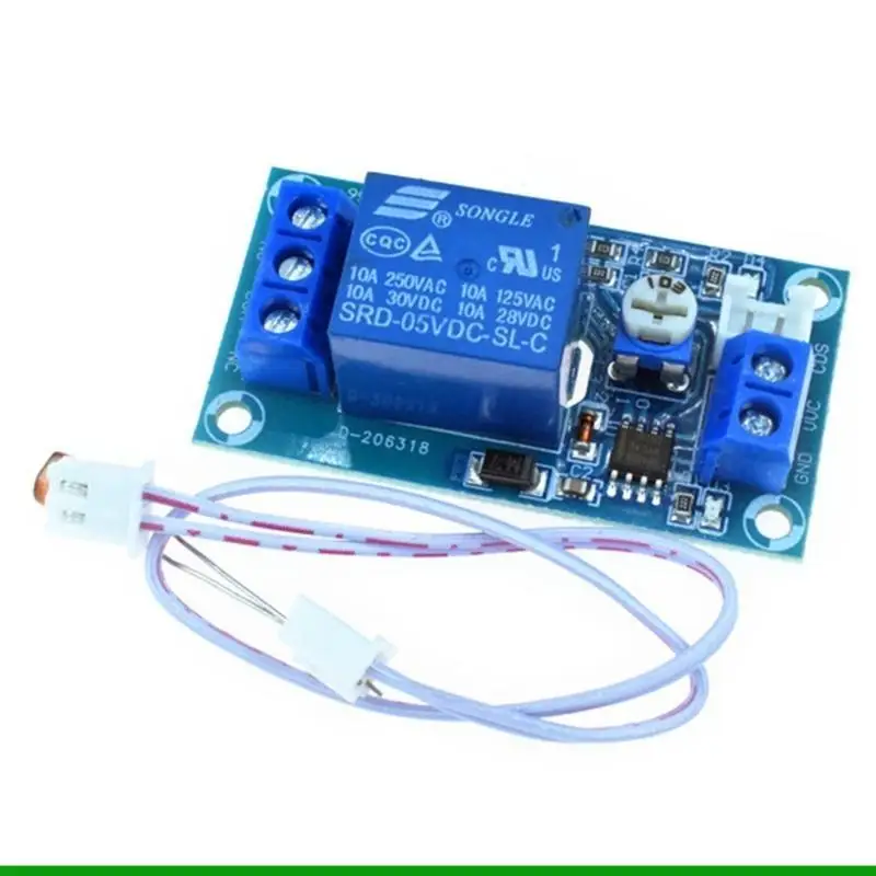 U55C XH-M131 5V 12V 24V 10A Light Control Switch Photoresistor Module Detection Brightness Automatic Control