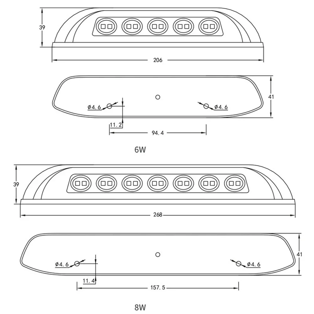 حبات مصباح LED خارجية من RV ، فائقة السطوع ، ضوء الشرفة المظلة ، مصباح خارجي ، من من من الخارج ، 12 فولت