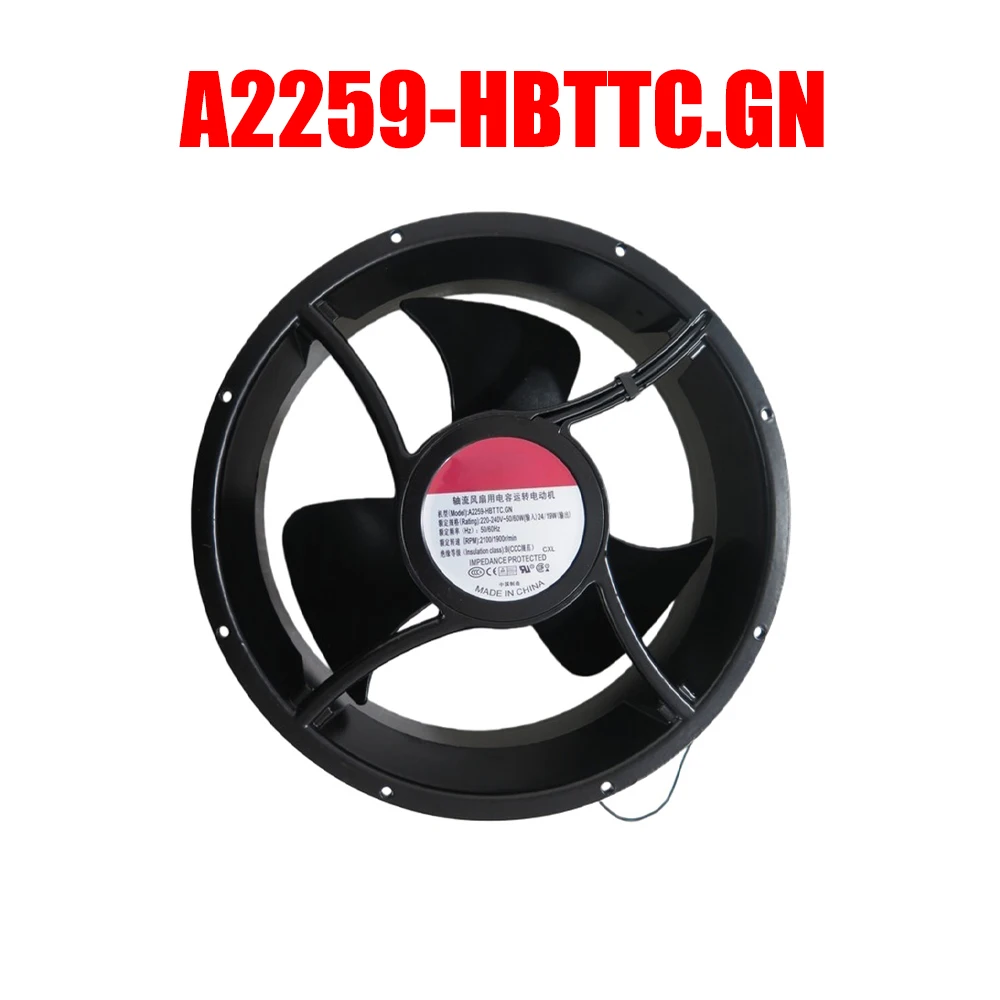 Cooling Fan A2259-HBTTC.GN 220/240V 23/30W 1400/1800R/MIN 25.4CM 2Lines 0PIN New