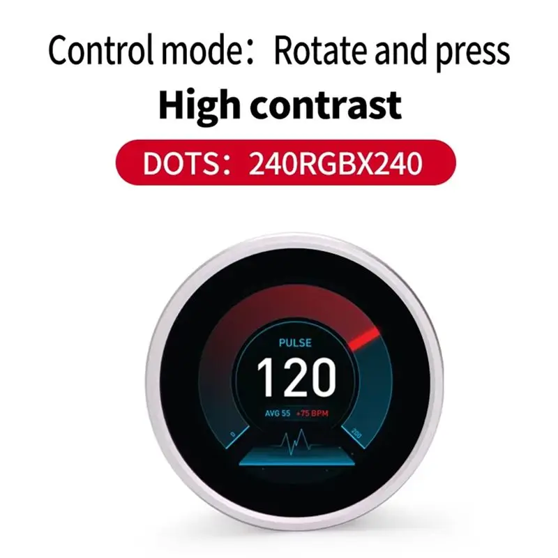 AEE4-1.28Inch 240X240 Round Smart Screen Serial Port IPS TFT LCD Module 240X240 Circular Knob Display