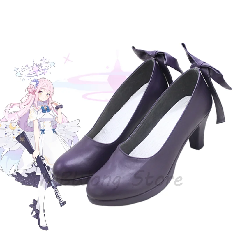 

Games Blue Archive Misono Mika Cosplay Shoes Boot Anime Role Play Halloween Carnival Christmas Party Outfit Props Custom Made