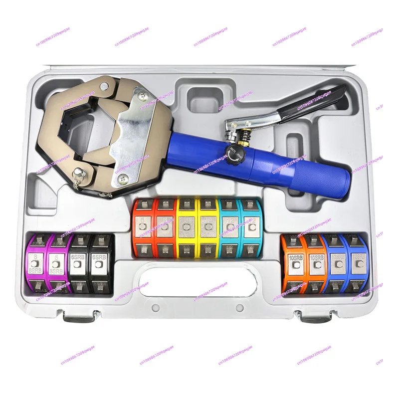 Portable Hydraulic Hose Crimping Tool - Manual Pipe Crimper for Car AC Pipes