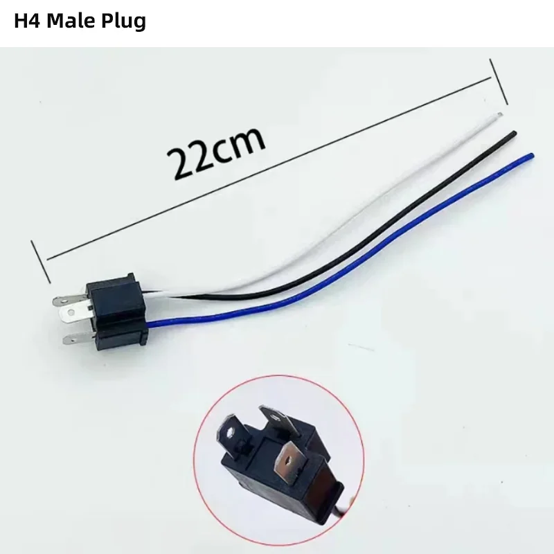 30pcs H4 H7 H11 Cable Wiring Headlight Connector for LED Headlight Bi Led Projector Easy Installation Car Lights Accessories