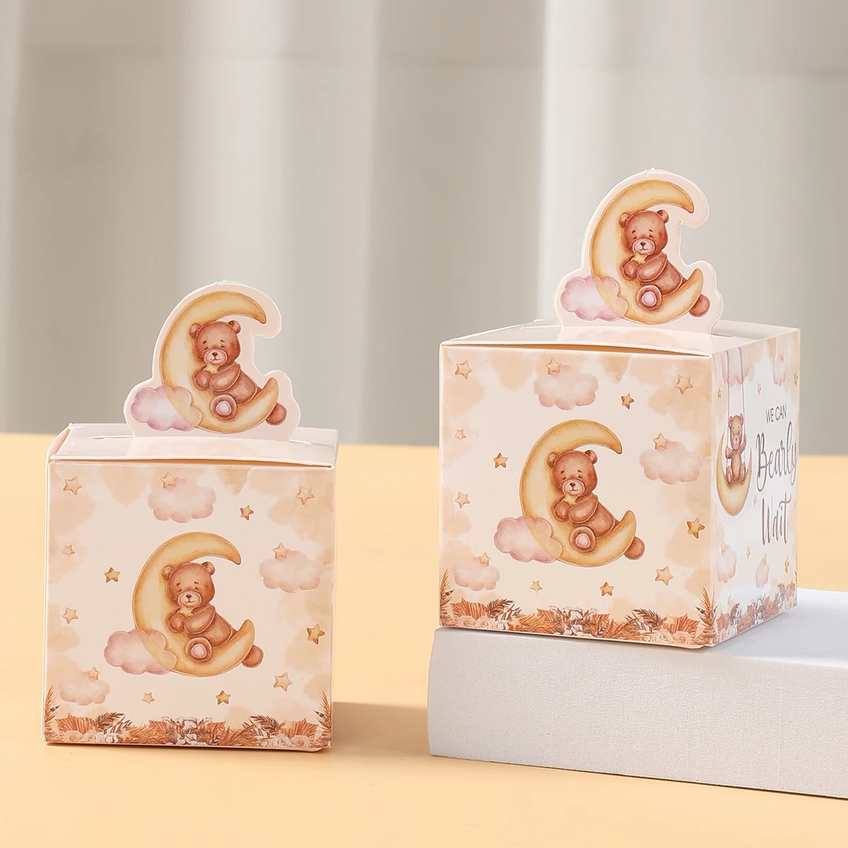 24 stuks bruine teddybeer vier - Event Party Box recensie en prijs