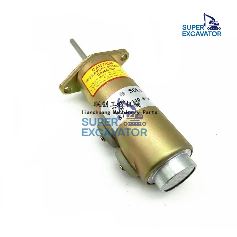 For Caterpillar CAT E329D 330C 336D Stall Solenoid valve 110-6465 Flame Extinguisher Switch Oil Cut-Off valve Accessory