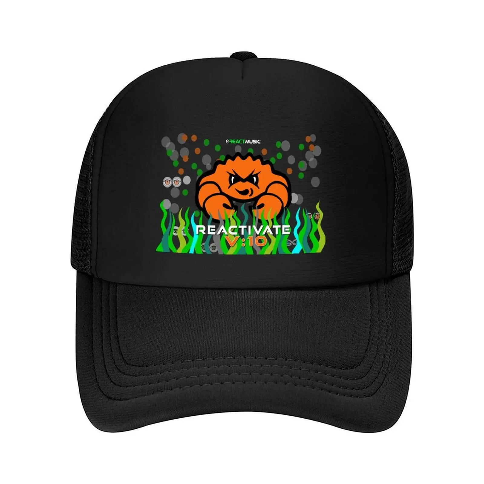 

Reactivate 10 - Snappy the Techno Crab by SYNTHD Designs Baseball Cap luxury caps Golf Hat Cosplay For Men Women's